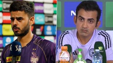 Nitish Rana Comes out in Support Of Gautam Gambhir Following Team India's 3-1 Loss Against Australia in BGT 2024-25, Says 'Criticism Should be Based On Facts' (See Post)