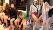 No Trousers Tube Day 2025 in London: Commuters Strip Down to Underwear for Annual No Pants Subway Ride, Pictures and Videos Take Over the Internet