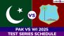 Pakistan vs West Indies 2025 Schedule: Get PAK vs WI Test Series Fixtures, Time Table With Match Timings in IST and Venue Details