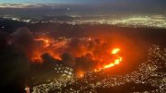 Los Angeles Fire: Photos, Videos Show Terrifying Scenes As Palisades Wildfire Causes Widespread Destruction in California