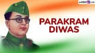 Parakram Diwas 2025 HD Images and Wallpapers for Free Download Online: Share Netaji Subhas Chandra Bose Quotes, Messages and Greetings To Honour the Freedom Fighter