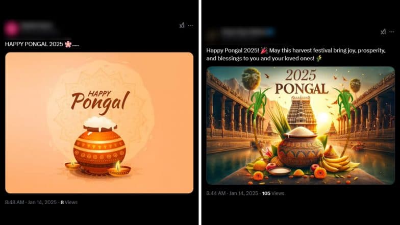 Pongal 2025 Greetings and Messages: Netizens Share Wishes, Wallpapers, HD Images and Quotes to Celebrate the Harvest Festival