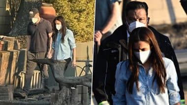 2025 Los Angeles Wildfires: Prince Harry and Meghan Markle Meet Eaton Fire Victims, Distribute Food and Supplies (Watch Video)