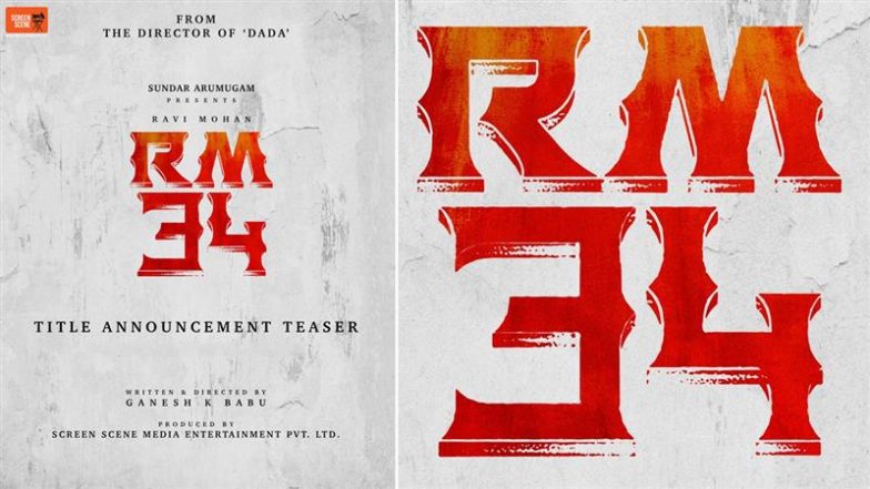 ‘RM34’ Title Announcement Teaser: Makers To Unveil Major Update on Ravi Mohan’s Film on January 29 at THIS Time