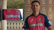Rajasthan Royals Jersey for IPL 2025 Revealed, Design Inspired by Vijay Stambh (See Pic and Video)