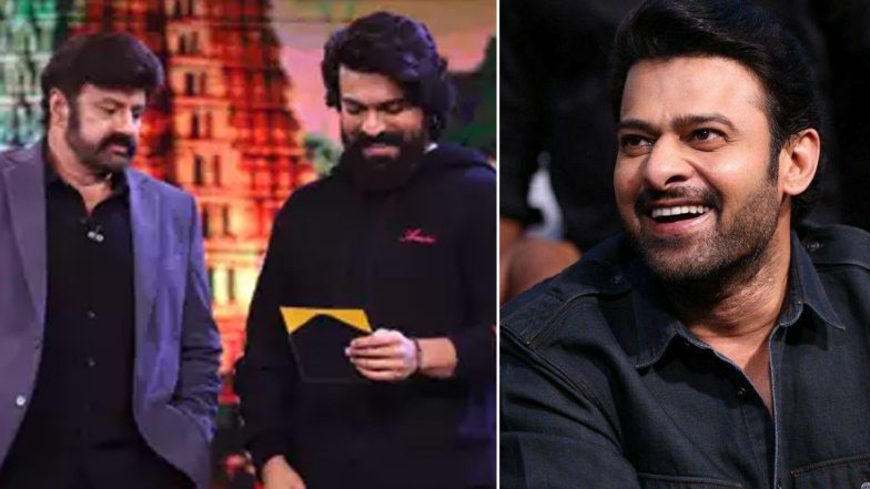 ‘Unstoppable With NBK’: ‘Game Changer’ Star Ram Charan’s Phone Call to Prabhas From Balakrishna’s Talk Show Leaked Online (Watch Video)