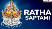 Ratha Saptami 2025 Wishes: Share Happy Magha Saptami Greetings, Images, Messages, Quotes and HD Wallpapers To Celebrate Surya Jayanti