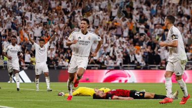 Real Madrid 3–0 Mallorca, Spanish Super Cup 2024–25 Semi-Final: Jude Bellingham, Rodrygo Score As Los Blancos Secure Spot in Supercopa de Espana Final