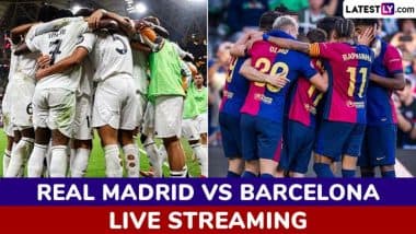 Real Madrid vs Barcelona, Spanish Super Cup 2025 Live Streaming Online: Get Free Telecast Details of El Clasico Supercopa de Espana Final Football Match on TV With Time in IST