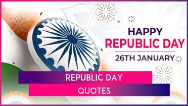 Republic Day 2025 Quotes, Patriotic Sayings, and Messages To Celebrate Gantantra Diwas on January 26