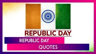 Republic Day 2025 Quotes, Patriotic Sayings, and Messages To Celebrate Gantantra Diwas on January 26