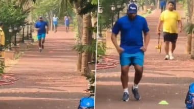 Rohit Sharma Spotted Jogging at the Bandra-Kurla Complex in Mumbai As Team India Captain Prepares For Upcoming IND vs ENG ODI Series and ICC Champions Trophy 2025 (Watch Video)