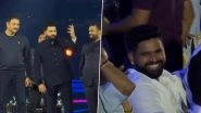 Rohit Sharma Gestures Shreyas Iyer to Come On Stage During Wankhede Stadium's 50th Anniversary Celebration Ceremony, Asks Him To Dance (Watch Video)
