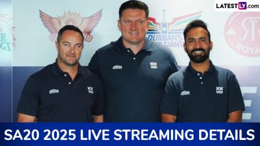 Where to Watch SA20 2025 Live Telecast and Live Streaming Online For Free in India?