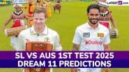 SL vs AUS Dream11 Team Prediction, 1st Test 2025: Tips and Suggestions To Pick Best Winning Fantasy Playing XI for Sri Lanka vs Australia Match in Galle