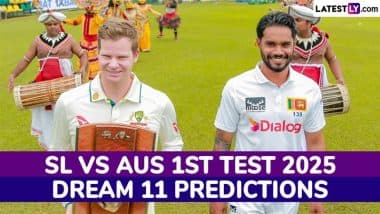 SL vs AUS Dream11 Team Prediction, 1st Test 2025: Tips and Suggestions To Pick Best Winning Fantasy Playing XI for Sri Lanka vs Australia Match in Galle