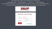 SNAP Result 2024 Out at snaptest.org: Results of Symbiosis National Aptitude Test Examination Released, Know Steps To Check Scorecard