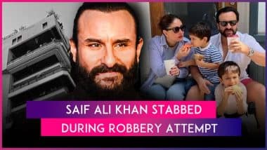 Saif Ali Khan Stabbed During Robbery Attempt at His Bandra Residence, Actor Undergoes Surgery