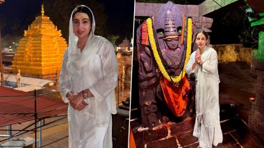 Sara Ali Khan Shares Pics From Her Visit to Srisailam Sri Mallikarjuna Swamy Temple