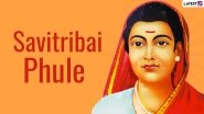 Savitribai Phule Jayanti 2025: Maharashtra CM Devendra Fadnavis, Others Extend Greetings on Birth Anniversary of Social Reformer