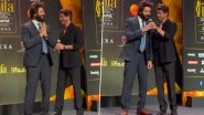 IIFA 2025 Press Conference: Shah Rukh Gives Kartik Aaryan Hosting Tips in Rajasthani, Duo Greet Audience With &lsquo;Khamma Ghani&rsquo; During Pre-Event (Watch Video)