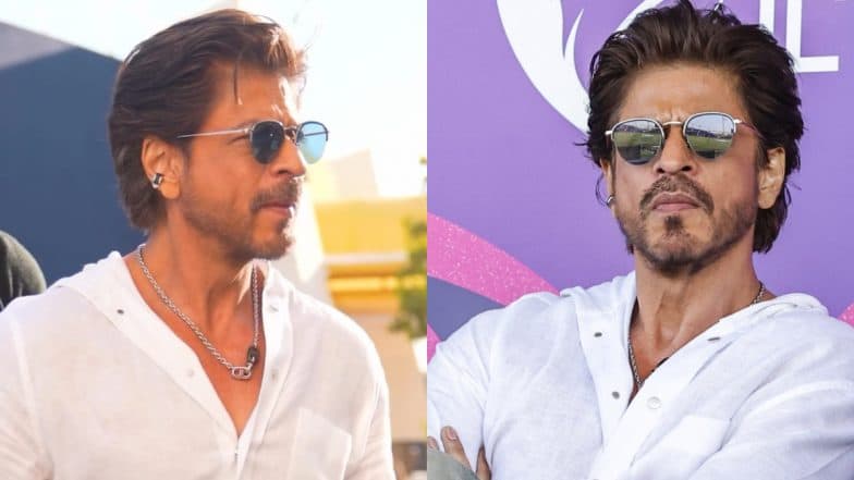 Shah Rukh Khan Attends Abu Dhabi Knight Riders vs Dubai Capitals ILT20 2025 Match at Zayed Cricket Stadium, Bollywood Star Enthralls Fans With Appearance (See Pics and Videos)