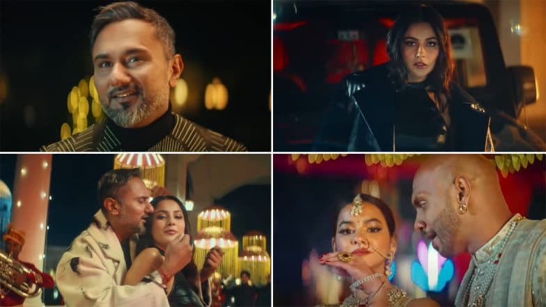 ‘Sheeshe Wali Chunni’ Song: Yo Yo Honey Singh and Shehnaaz Gill Impress With Cool Moves and Style in New Music Video – WATCH