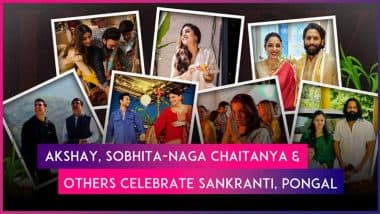 Akshay Kumar Celebrates Makar Sankranti on ‘Bhooth Bangla’ Set; Sobhita Dhulipala-Naga Chaitanya’s First Pongal As Married Couple – Here’s How Celebs Celebrated the Festivals