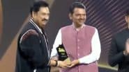 Veteran Singer Kumar Sanu Felicitated With ‘Lifetime Achievement’ by CM Devendra Fadnavis at Zee Real Heroes 2024