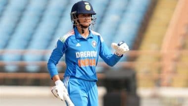 Smriti Mandhana Scores Fastest ODI Century by Indian Batter in Women's Cricket, Achieves Feat During IND-W vs IRE-W 3rd ODI 2025