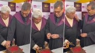 &lsquo;Taal&rsquo; Director Subhash Ghai Rings in His 80th Birthday With Javed Akhtar Post Convocation at Whistling Woods International (Watch Video)