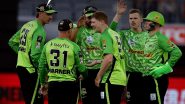 BBL 2024–25 Live Streaming in India: Watch Brisbane Heat vs Sydney Thunder Online and Live Telecast of Big Bash League Cricket Match