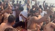 WWE Hall of Famer The Great Khali Takes a Holy Dip at Maha Kumbh Mela 2025, Fans Mob Legend to Take Selfies (Watch Videos)