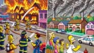 Did 'The Simpsons' Predict LA Wildfire? Viral Video Claims Eerie Similarity Between 2007 Episode and Ongoing California Wildfires (Watch)