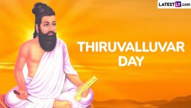 Thiruvalluvar Day 2025 Greetings: PM Modi, Tamil Nadu CM MK Stalin and Governor RN Ravi Pay Tributes to Iconic Tamil Poet-Philosopher Thiruvalluvar