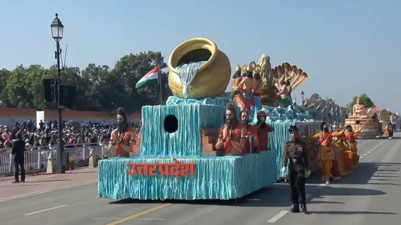 Republic Day Parade 2025: Results Announced for Best Marching Contingents and Tableaux, UP Tableaux Showcasing ‘Mahakumbh 2025 – Swarnim Bharat: Virasat Aur Vikas’ Wins First Prize