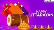 Uttarayan 2025 Wishes: Share Makar Sankranti Greetings With WhatsApp Messages, HD Wallpapers, Heartfelt Quotes and Images To Celebrate the Festival of Uttarayana in Gujarat