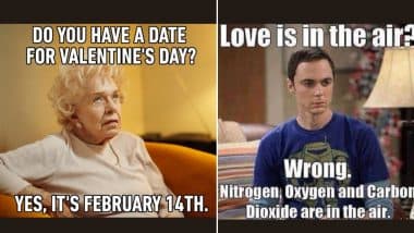 Valentine’s Day 2025 Funny Memes and Jokes: It’s Almost V-Day and Internet Is Filled With Hilarious Posts, Viral Instagram Images and More That All Singles Can Relate To