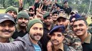 Varun Dhawan Celebrates Army Day 2025 by Posing With &lsquo;Real Heroes of India&rsquo; As He Gears Up for &lsquo;Border 2&rsquo; (See Photos)