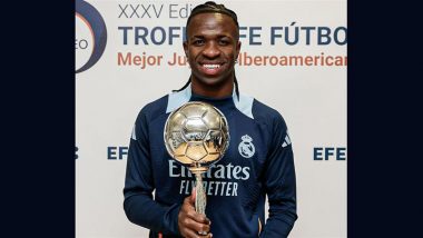 Vinicius Jr Awarded EFE Trophy for Best Ibero-American Player of 2024 After Stellar Season With Real Madrid (See Pic)