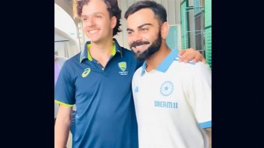 Virat Kohli, Sam Konstas All Smiles As They Pose Together at Kirribilli House After Their Heated Exchange in IND vs AUS Boxing Day Test (See Pic)