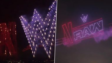 WWE Drone Show Lights Up Los Angeles Skies To Celebrate Raw on Netflix Premiere, Video Goes Viral