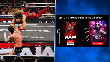 WWE Raw Claims Number One Spot on Netflix's Top 10 TV Shows in USA, Surpasses Squid Game Season 2