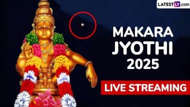 Makara Jyothi 2025 Video Live Streaming Online and Makaravilakku Telecast From Sabarimala Temple: Know Time and Celestial Significance of Makar Sankranti Celebrations in Kerala