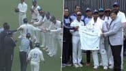 Wriddhiman Saha Felicitated, Wicketkeeper-Batter Receives Guard of Honour As He Makes His Final First-Class Appearance in Bengal vs Punjab Ranji Trophy 2024-25 Match (Watch Video)