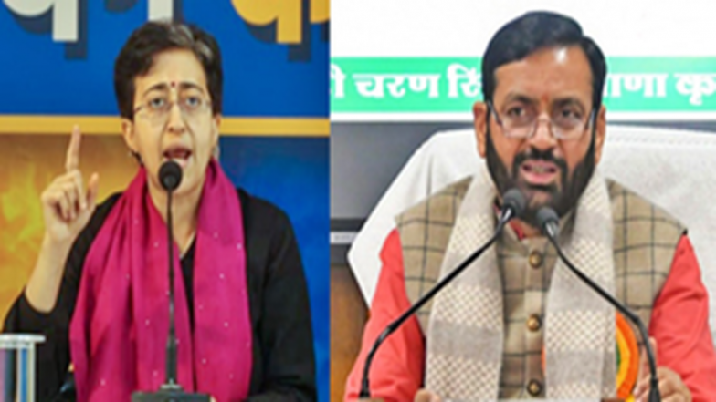 ‘Poison Is in Your Mind’: Haryana CM Nayab Singh Saini Hits Back at Delhi CM Atishi Over ‘Poisoned’ Yamuna Water Claim
