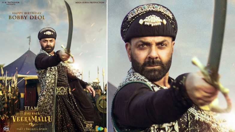 ‘Hari Hara Veera Mallu’: Bobby Deol’s Stunning Look Revealed for Pawan Kalyan Starrer on His Birthday (View Pic)