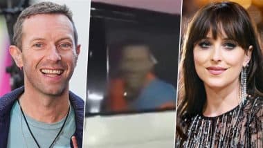 Maha Kumbh 2025: Chris Martin and Dakota Johnson Visit in Prayagraj Amidst Spiritual Celebrations (Watch Video)