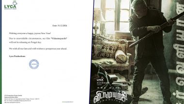 ‘Vidaamuyarchi’: Ajith Kumar’s Action Thriller Postponed From Pongal 2025 Due to Unavoidable Circumstances (View Post)