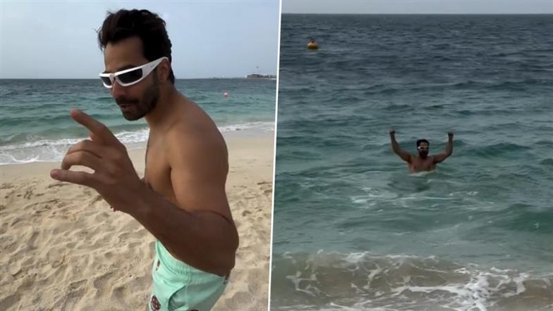 Varun Dhawan Takes a Freezing Ocean Dip To Start 2025; ‘Baby John’ Actor’s Bold New Year Challenge (Watch Video)